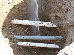 Electrical conduit as mainline #2