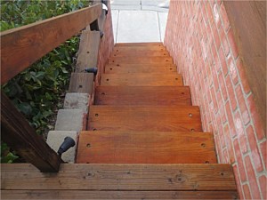 Entry steps - down