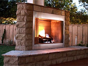 Fireplace - no chimney