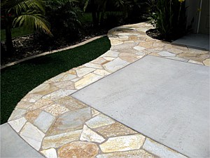 Quartzite & concrete